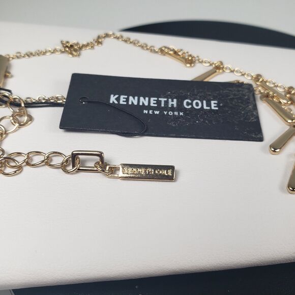 Vintage Kenneth Cole New York Dangle Bars Dangle Bars 24" Necklace w/6" Tassel - Picture 16 of 16